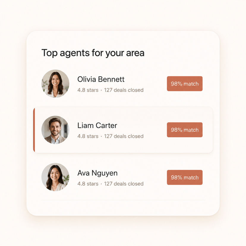 Hulo connects you with a buyer's agent.